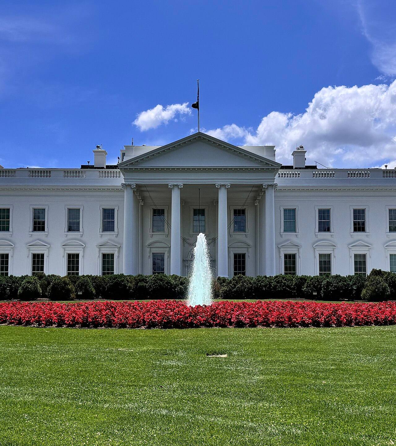 Fachada norte de la Casa Blanca