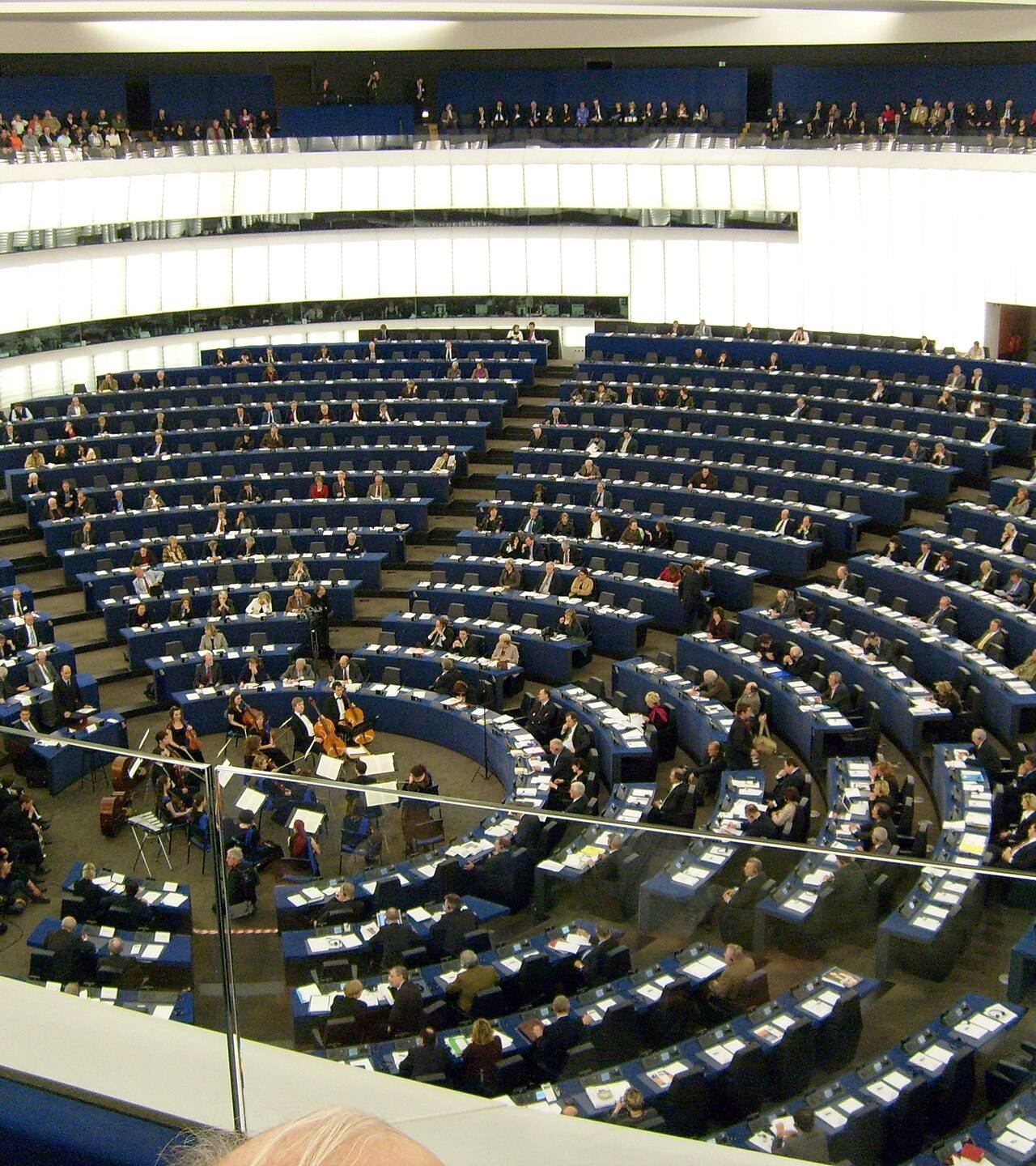 Hemiciclo del Parlamento Europeo en Estrasburgo