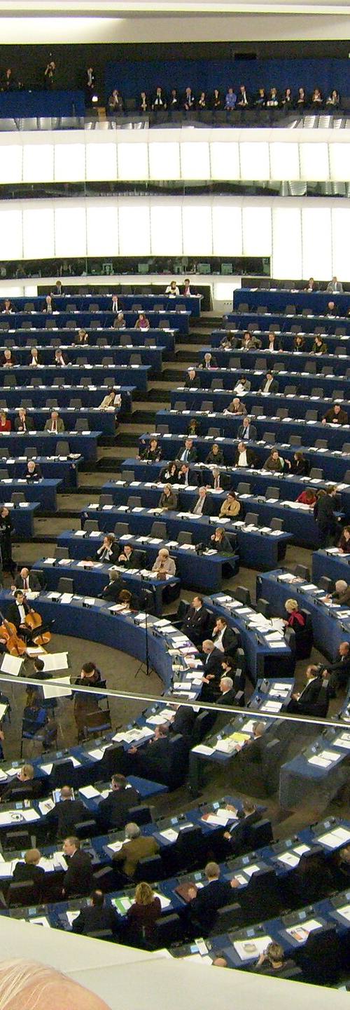 Hemiciclo del Parlamento Europeo en Estrasburgo