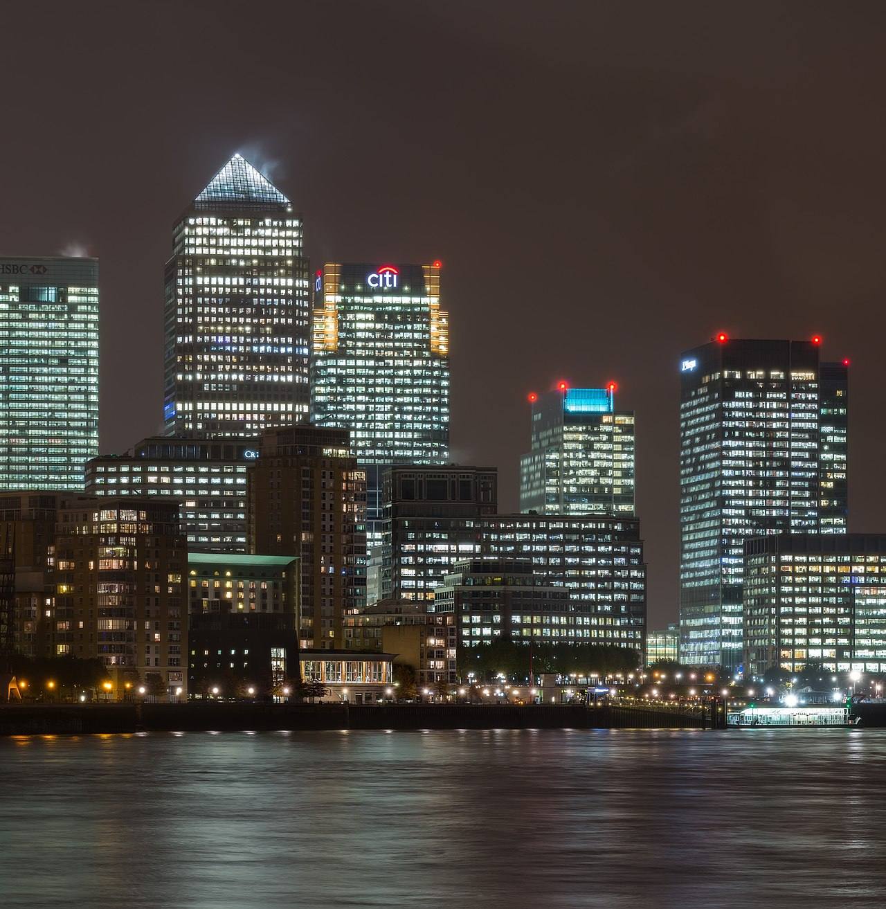 Distrito financiero de Canary Wharf, Londres