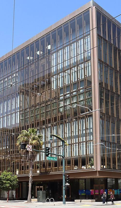 Edificio de oficinas de OpenAI en el 1515 de Third Street, barrio de Mission Bay, San Francisco